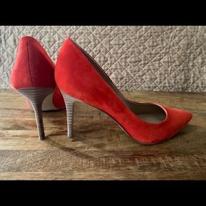 BCBGeneration Levonne Red Suede Pumps 8